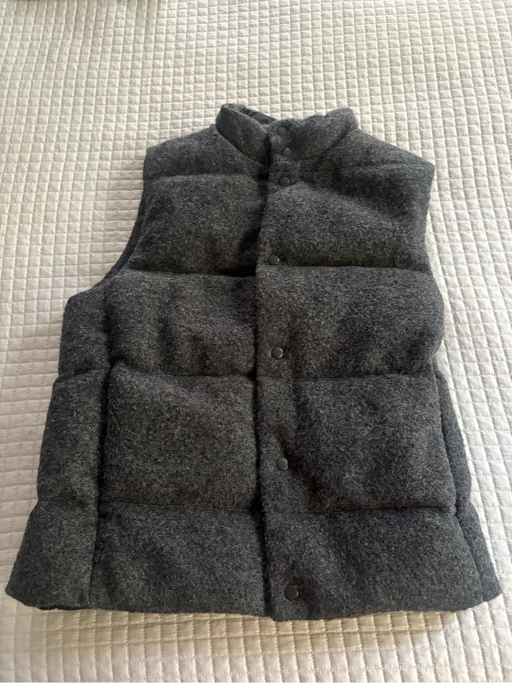 Vince Gray Quilted Puffer Vest
